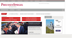 Desktop Screenshot of preussenspiegel-online.de